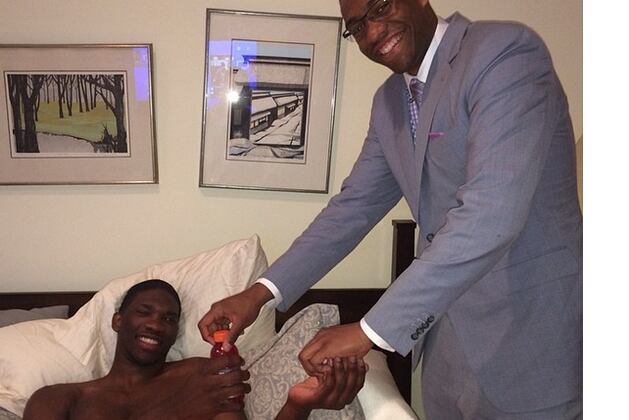 Jabari Parker Visited Joel Embiid in the Hospital
