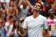 LONDON, ENGLAND - JUNE 23: Andy Murray of Great Britain celebrates after winning his Gentlemen's Singles first round match against David Goffin of Belgium on day one of the Wimbledon Lawn Tennis Championships at the All England Lawn Tennis and Croquet Club at Wimbledon on June 23, 2014 in London, England. (Photo by Matthew Stockman/Getty Images)