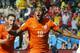 Leroy Fer celebrates giving Holland the lead. How did he rate?