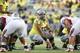 EUGENE, OR - SEPTEMBER 08: Hroniss Grasu #55 of University of Oregon Ducks during the second half of the game against Fresno State Bulldogs at Autzen Stadium on September 8, 2012 in Eugene, Oregon. (Photo by Kevin Casey/Getty Images)
