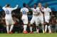 MANAUS, BRAZIL - JUNE 14: Daniel Sturridge of England (C) celebrates scoring his team's first goal with Wayne Rooney (L), Raheem Sterling (2nd L), Jordan Henderson (2nd R) and Danny Welbeck (R) during the 2014 FIFA World Cup Brazil Group D match between England and Italy at Arena Amazonia on June 14, 2014 in Manaus, Brazil. (Photo by Elsa/Getty Images)