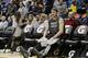 Minnesota Timberwolves forward Kevin Love sits on the bench with ice on his knees before an NBA basketball game against the Utah Jazz in Minneapolis, Wednesday, April 16, 2014. (AP Photo/Ann Heisenfelt)