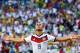 FORTALEZA, BRAZIL - JUNE 21: Mario Goetze of Germany celebrates scoring his team's first goal during the 2014 FIFA World Cup Brazil Group G match between Germany and Ghana at Castelao on June 21, 2014 in Fortaleza, Brazil. (Photo by Martin Rose/Getty Images)
