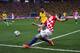 SAO PAULO, BRAZIL - JUNE 12: Sime Vrsaljko of Croatia tries to keep the ball inbounds against Dani Alves of Brazil in the first half during the 2014 FIFA World Cup Brazil Group A match between Brazil and Croatia at Arena de Sao Paulo on June 12, 2014 in Sao Paulo, Brazil. (Photo by Christopher Lee/Getty Images)