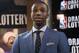 Top NBA draft prospect Andrew Wiggins of Kansas prepares for an interview during the NBA draft lottery in New York, Tuesday, May 20, 2014. (AP Photo/Kathy Willens)