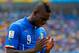 NATAL, BRAZIL - JUNE 24: Mario Balotelli of Italy reacts during the 2014 FIFA World Cup Brazil Group D match between Italy and Uruguay at Estadio das Dunas on June 24, 2014 in Natal, Brazil. (Photo by Clive Rose/Getty Images)