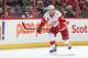 OTTAWA, ON - FEBRUARY 27: Daniel Alfredsson #11 of the Detroit Red Wings skates against the Ottawa Senators during an NHL game at Canadian Tire Centre on February 27, 2014 in Ottawa, Ontario, Canada. (Photo by Jana Chytilova/NHLI via Getty Images)