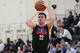 CHICAGO, IL - May 15: NBA draft prospect Joe Harris participates in drills during the 2014 Draft Combine on May 15, 2014 at Quest Multisport in Chicago, Illinois. NOTE TO USER: User expressly acknowledges and agrees that, by downloading and or using this Photograph, user is consenting to the terms and conditions of the Getty Images License Agreement. Mandatory Copyright Notice: Copyright 2014 NBAE (Photo by Gary Dineen/NBAE via Getty Images)