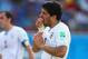 NATAL, BRAZIL - JUNE 24: Luis Suarez of Uruguay reacts during the 2014 FIFA World Cup Brazil Group D match between Italy and Uruguay at Estadio das Dunas on June 24, 2014 in Natal, Brazil. (Photo by Clive Rose/Getty Images)