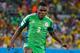 CUIABA, BRAZIL - JUNE 21: Emmanuel Emenike of Nigeria controls the ball during the 2014 FIFA World Cup Group F match between Nigeria and Bosnia-Herzegovina at Arena Pantanal on June 21, 2014 in Cuiaba, Brazil. (Photo by Phil Walter/Getty Images)