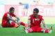 BELO HORIZONTE, BRAZIL - JUNE 21: A dejected Amirhossein Sadeghi of Iran sits on the pitch after the 2014 FIFA World Cup Brazil Group F match between Argentina and Iran at Estadio Mineirao on June 21, 2014 in Belo Horizonte, Brazil. (Photo by Paul Gilham/Getty Images)
