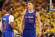 Apr 24, 2014; Oakland, CA, USA; Los Angeles Clippers guard Chris Paul (3) and forward Blake Griffin (32) before Griffin goes to the free throw line against the Golden State Warriors during the fourth quarter of game three of the first round of the 2014 NBA Playoffs at Oracle Arena. The Los Angeles Clippers defeated the Golden State Warriors 98-96. Mandatory Credit: Kelley L Cox-USA TODAY Sports
