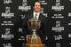 LAS VEGAS, NV - JUNE 24: Duncan Keith of the Chicago Blackhawks poses after winning the Norris Trophy during the 2014 NHL Awards at the Encore Theater at Wynn Las Vegas on June 24, 2014 in Las Vegas, Nevada. (Photo by Bruce Bennett/Getty Images)