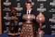In this photo provided by the Las Vegas News Bureau, Sidney Crosby of the Pittsburgh Penguins poses with the Ted Lindsay Award for being voted most outstanding player in the league by the players, the Art Ross Trophy for leading the league in scoring points, and the Hart Memorial Trophy which recognizes the most valuable player to his team, at the 2014 NHL Awards at Wynn Las Vegas. Tuesday, June 24, 2014. (AP Photo/Las Vegas News Bureau, Steve Spatafore)