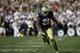 Notre Dame 's Tarean Folston (25) runs during the first half of an NCAA college football game against Oklahoma Saturday, Sept. 28, 2013, in South Bend, Ind. (AP Photo/Darron Cummings)