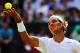 LONDON, ENGLAND - JUNE 24: Rafael Nadal of Spain serves during his Gentlemen's Singles first round match against Martin Klizan of Slovakia on day two of the Wimbledon Lawn Tennis Championships at the All England Lawn Tennis and Croquet Club at Wimbledon on June 24, 2014 in London, England. (Photo by Al Bello/Getty Images)