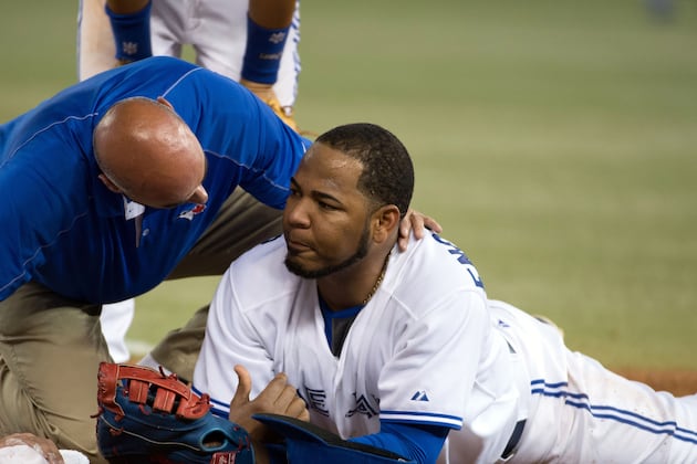Toronto Blue Jays' Encarnacion Insists He Feels 'great, 100%' After Collision