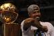 DALLAS, TX - JUNE 16: Tyson Chandler of the Dallas Mavericks celebrates after the Dallas Mavericks Victory Parade at American Airlines Center on June 16, 2011 in Dallas, Texas. (Photo by Ronald Martinez/Getty Images)