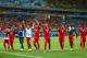 MANAUS, BRAZIL - JUNE 25: Switzerland players acknowledge the fans after a 3-0 victory over Honduras in the 2014 FIFA World Cup Brazil Group E match between Honduras and Switzerland at Arena Amazonia on June 25, 2014 in Manaus, Brazil. (Photo by Clive Brunskill/Getty Images)