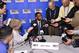 NEW YORK - JUNE 25: NBA Draft Prospect Jabari Parker, speaks to the media during media availability as part of the 2014 NBA Draft on June 25, 2014 at the Westin Times Square in New York City. NOTE TO USER: User expressly acknowledges and agrees that, by downloading and/or using this photograph, user is consenting to the terms and conditions of the Getty Images License Agreement. Mandatory Copyright Notice: Copyright 2013 NBAE (Photo by David Dow/NBAE via Getty Images)