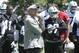 Oakland Raiders head coach Dennis Allen watches a drill during the Raiders minicamp in Alameda, Calif., Tuesday, June 17, 2014.(AP Photo/Rich Pedroncelli)