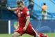 Switzerland's Xherdan Shaqiri scores his team's second goal during the group E World Cup soccer match between Honduras and Switzerland at the Arena da Amazonia in Manaus, Brazil, Wednesday, June 25, 2014. (AP Photo/Felipe Dana)