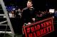 DURBAN, SOUTH AFRICA - JULY 08: WWE Superstar Wade Barrett is introduced during the WWE Smackdown Live Tour at Westridge Park Tennis Stadium on July 08, 2011 in Durban, South Africa. (Photo by Steve Haag/Gallo Images/Getty Images)