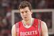 PORTLAND, OR - APRIL 27: Omer Asik #3 of the Houston Rockets stands on the court during a game against the Portland Trail Blazers in Game Four of the Western Conference Quarterfinals during the 2014 NBA Playoffs on April 27, 2014 at the Moda Center in Portland, Oregon. NOTE TO USER: User expressly acknowledges and agrees that, by downloading and or using this photograph, User is consenting to the terms and conditions of the Getty Images License Agreement. Mandatory Copyright Notice: Copyright 2014 NBAE (Photo by Cameron Browne/NBAE via Getty Images)