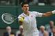 Novak Djokovic of Serbia returns to Radek Stepanek of Czech Republic during their men's singles match at the All England Lawn Tennis Championships in Wimbledon, London, Wednesday, June 25, 2014. (AP Photo/Ben Curtis)