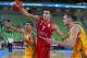 Ukraine's Maksym Pustozvonov, left, with Ihor Zaytsev, right, and Serbia's Bogdan Bogdanovic go of the ball during a EuroBasket European Basketball Championship Group E match at the Stozice Arena, in Ljubljana, Slovenia, Friday, Sept. 13, 2013. (AP Photo/Thanassis Stavrakis)