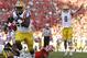 LSU running back Kenny Hilliard (27) runs into the end zone for a touchdown during the second half of an NCAA football game, Saturday, Sept. 28, 2013, in Athens, Ga. Georgia 44-41. (AP Photo/John Bazemore)