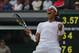 Rafael Nadal of Spain celebrates as he defeated Lukas Rosol of Czech Republic in their men's singles match on Centre Court at the All England Lawn Tennis Championships in Wimbledon, London, Thursday, June 26, 2014. (AP Photo/Pavel Golovkin)