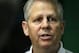 Boston Celtics general manager of basketball operations Danny Ainge faces reporters during a news conference in Boston, Monday, July 1, 2013. (AP Photo/Steven Senne)