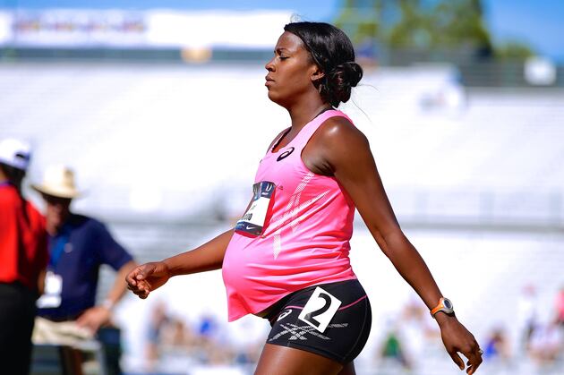 Alysia Montano Runs at U.S. Championships While 8 Months Pregnant