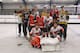 PHILADELPHIA, PA - JUNE 26: (L-R) Leon Draisaitl (far left), Aaron Ekblad, Sam Reinhart, Anthony DeAngelo, Michael Dal Colle, Sam Bennett (far right), and clinic participants pose for a picture during the 2014 NHL Draft - Top Prospects Clinic on June 26, 2014 at Scanlon Ice Rink in Philadelphia, Pennsylvania. (Photo by Mitchell Leff/Getty Images)