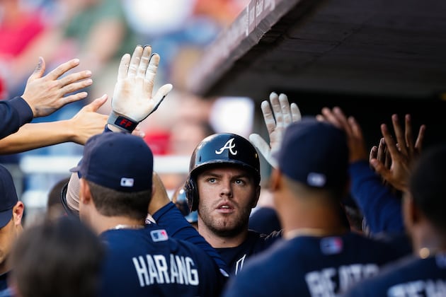 Freeman, Teheran Send Braves Past Phillies 4-2