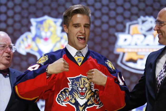 VIDEO: Aaron Ekblad Mic'd Up, Squirms Through Panthers' Slow Pick