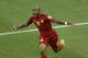 Ghana's Andre Ayew celebrates scoring his side's first goal during the group G World Cup soccer match between Germany and Ghana at the Arena Castelao in Fortaleza, Brazil, Saturday, June 21, 2014. (AP Photo/Themba Hadebe)