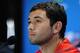 Chile's Eugenio Mena attends an official press conference the day before the World Cup soccer match between Chile and Brazil at the Mineirao stadium in Belo Horizonte, Brazil, Friday, June 27, 2014. (AP Photo/Manu Fernandez)
