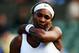 LONDON, ENGLAND - JUNE 28: Serena Williams of the United States stands dejected during her Ladies' Singles third round match against Alize Cornet of France on day six of the Wimbledon Lawn Tennis Championships at the All England Lawn Tennis and Croquet Club at Wimbledon on June 28, 2014 in London, England. (Photo by Steve Bardens/Getty Images)