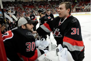 'Canes Plan to Split Net Duty Between Khudobin, Ward