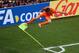 FORTALEZA, BRAZIL - JUNE 29: Klaas-Jan Huntelaar of the Netherlands celebrates scoring his team's second goal on a penalty kick in stoppage time during the 2014 FIFA World Cup Brazil Round of 16 match between Netherlands and Mexico at Castelao on June 29, 2014 in Fortaleza, Brazil. (Photo by Jamie McDonald/Getty Images)