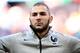 SALVADOR, BRAZIL - JUNE 20: Karim Benzema of France looks on during the National Anthems prior to the 2014 FIFA World Cup Brazil Group E match between Switzerland and France at Arena Fonte Nova on June 20, 2014 in Salvador, Brazil. (Photo by Adam Pretty/Getty Images)