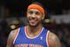 SACRAMENTO, CA - MARCH 26: Carmelo Anthony #7 of the New York Knicks stands on the court during a game against the Sacramento Kings at Sleep Train Arena on March 26, 2014 in Sacramento, California. NOTE TO USER: User expressly acknowledges and agrees that, by downloading and or using this photograph, User is consenting to the terms and conditions of the Getty Images Agreement. Mandatory Copyright Notice: Copyright 2014 NBAE (Photo by Rocky Widner/NBAE via Getty Images)