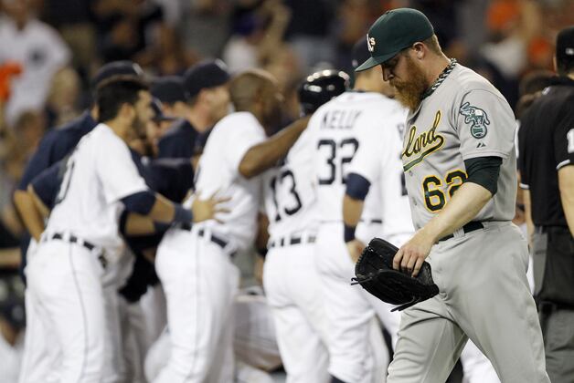 Davis' Game-Winning Grand Slam Lifts Tigers over A's