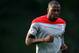 Jun 28, 2014; Sao Paulo, BRAZIL; USA forward Jozy Altidore jogs during team training at Sao Paulo FC. Mandatory Credit: Mark J. Rebilas-USA TODAY Sports