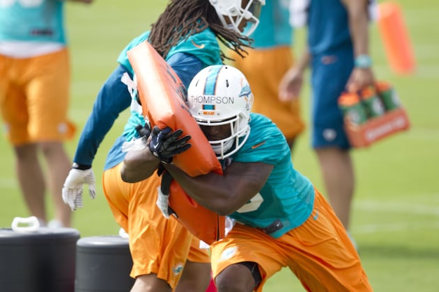 Dolphins Waive Linebacker Marcus Thompson