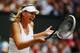 LONDON, ENGLAND - JULY 01: Maria Sharapova of Russia during her Ladies' Singles fourth round match against Angelique Kerber of Germany on day eight of the Wimbledon Lawn Tennis Championships at the All England Lawn Tennis and Croquet Club on July 1, 2014 in London, England. (Photo by Al Bello/Getty Images)