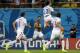 United States' Jermaine Jones (13) celebrates after scoring his side's first goal during the group G World Cup soccer match between the United States and Portugal at the Arena da Amazonia in Manaus, Brazil, Sunday, June 22, 2014. (AP Photo/Martin Mejia)