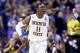 ST LOUIS, MO - MARCH 23: Cleanthony Early #11 of the Wichita State Shockers celebrates after a basket in the second half against the Kentucky Wildcats during the third round of the 2014 NCAA Men's Basketball Tournament at Scottrade Center on March 23, 2014 in St Louis, Missouri. (Photo by Andy Lyons/Getty Images)